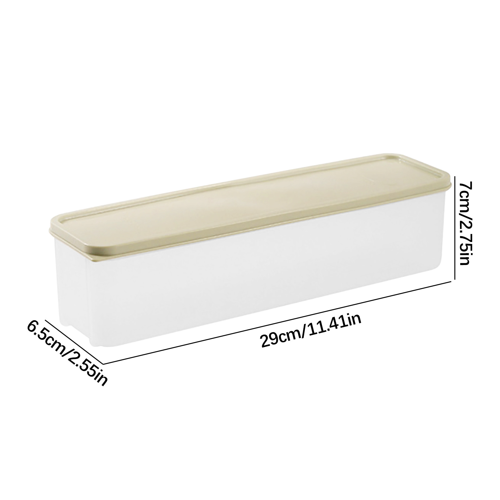 Airtight Food Storage Containers Noodle Storage Box Rectangular Plastic Refrigerator Food Preservation Box with Lid Kitchen Miscellaneous Grain Food Hanging Noodles Sealed Box